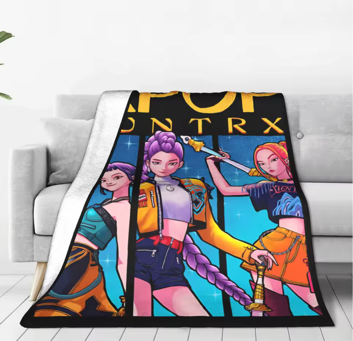 K Pop Demon Hunters Throw