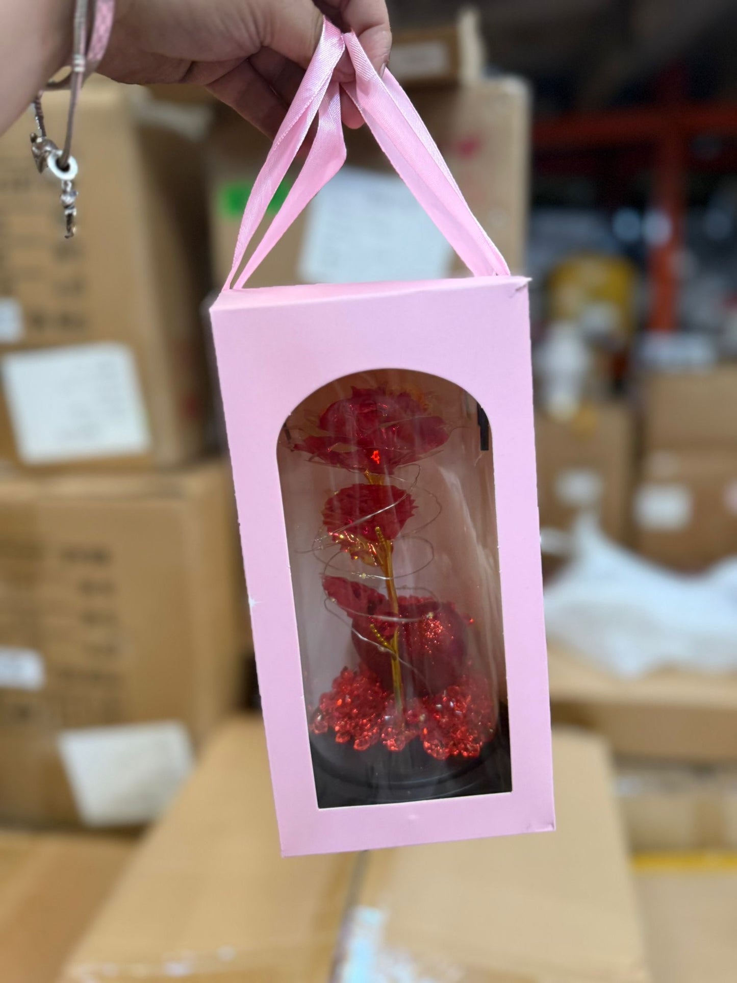 Crystal Rose In A Box