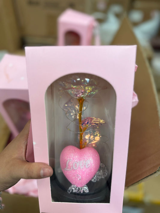 Crystal Rose In A Box