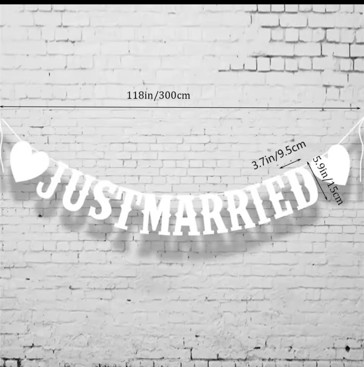 Just Married Banner