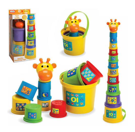 Gerry the Giraffe Shape Sorting Jumbo Stacking Cups