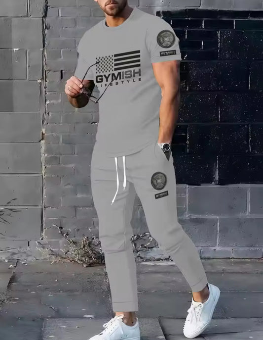 Menās T-shirt & Trousers Set