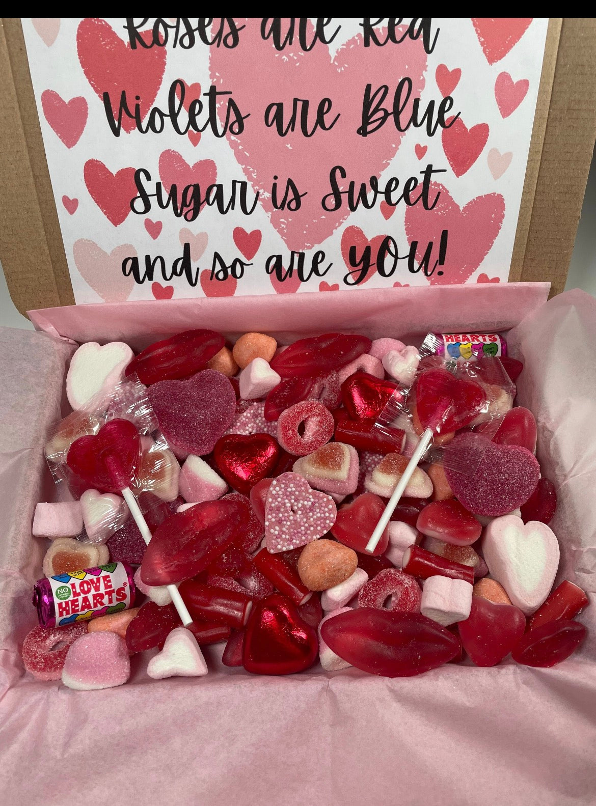 Valentines Personiled Sweets Box