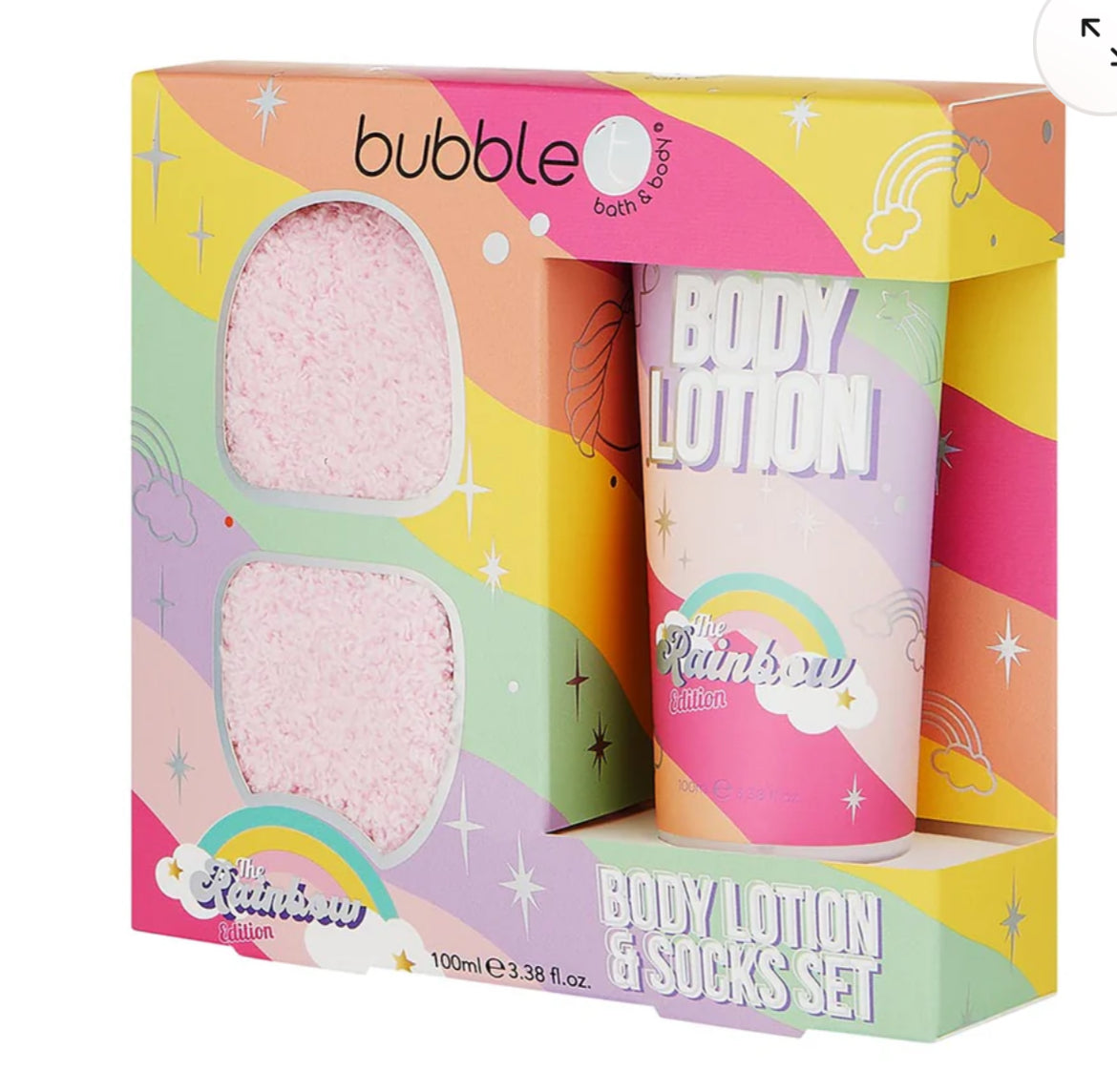 Rainbow Body Lotion & Socks Gift Set