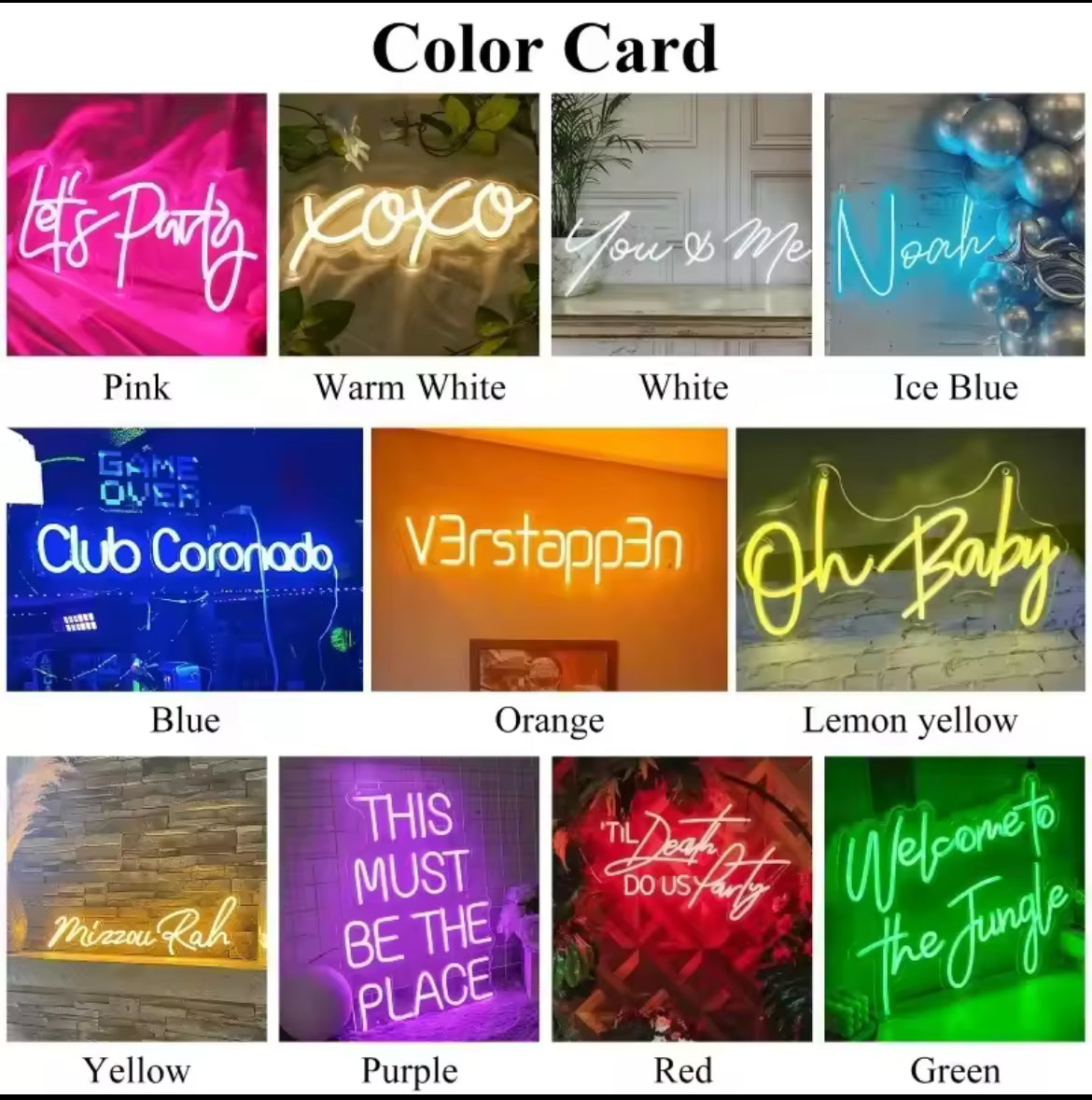 Personalised Name Neon Sign