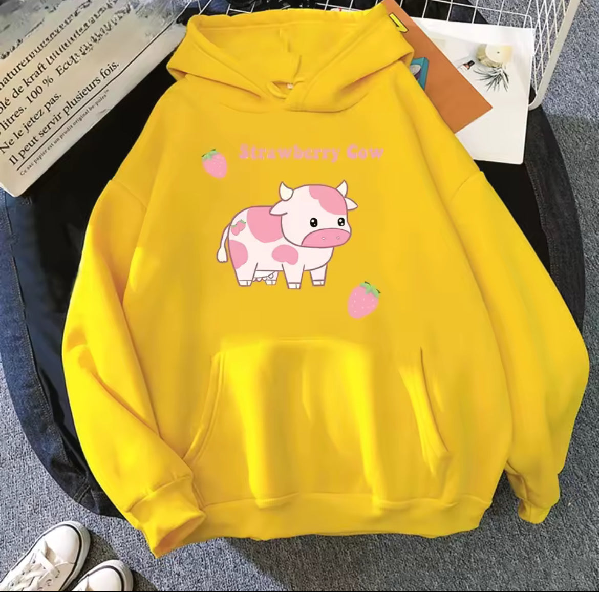 Women’s Strawberry Cow Hoodie