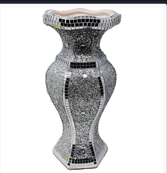 Crushed Diamond Vase 