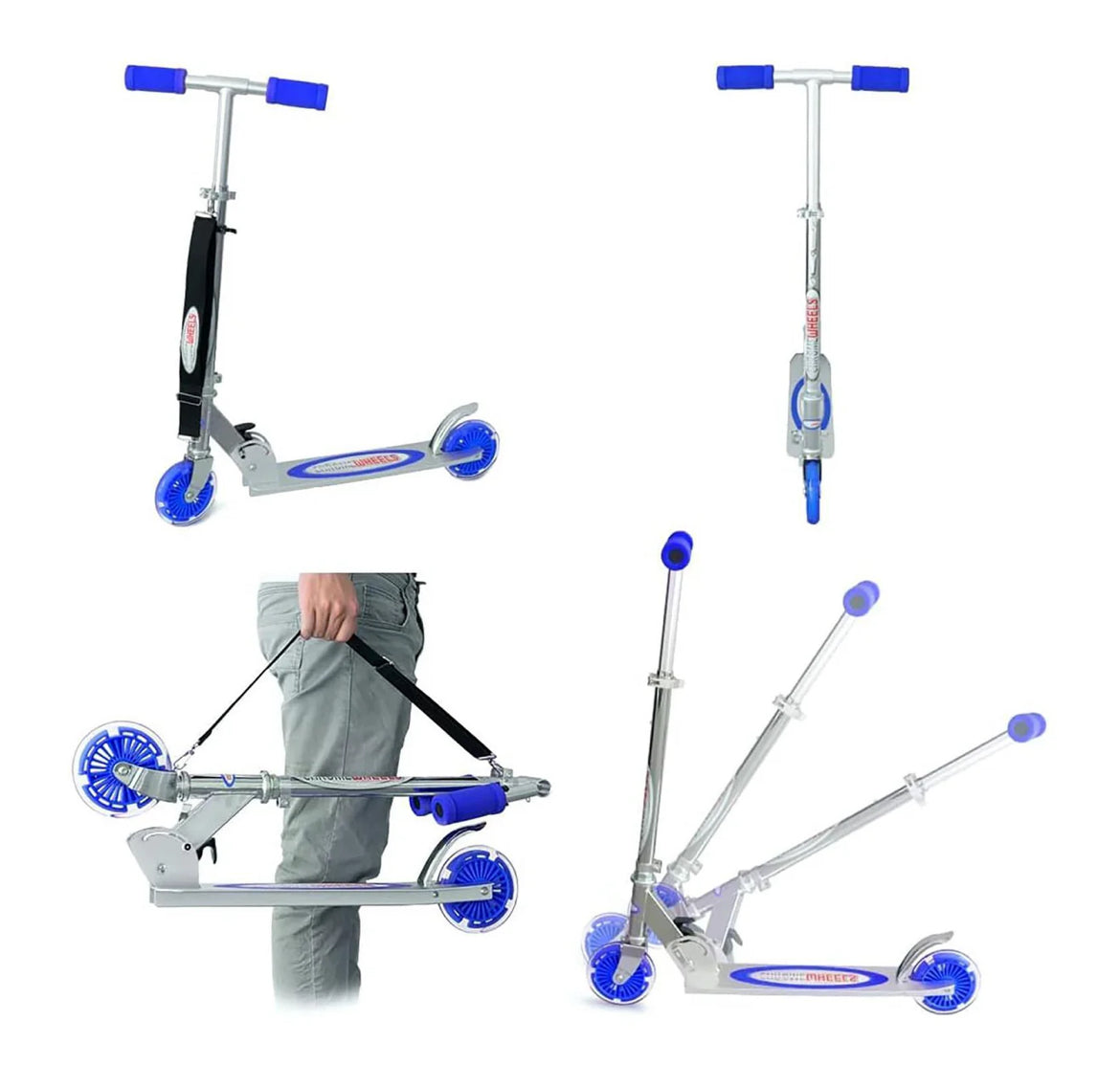 Foldable Kids Scooter Blue