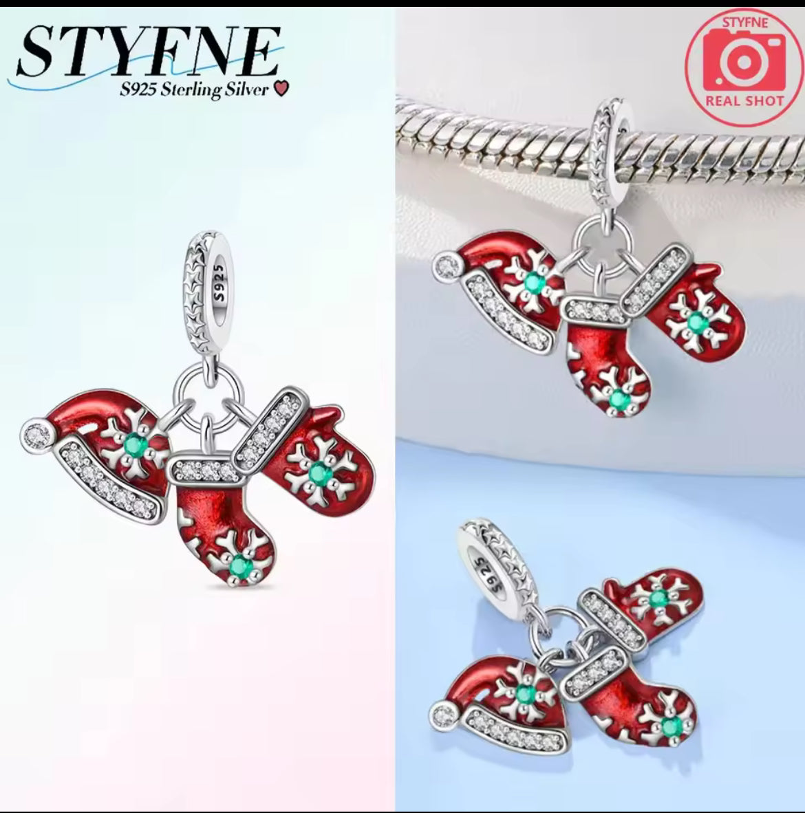 Christmas Charms & Bracelet