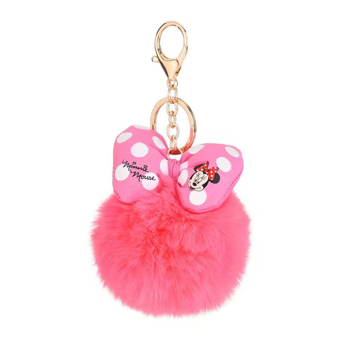 Mouse Pom Pom Key Chain