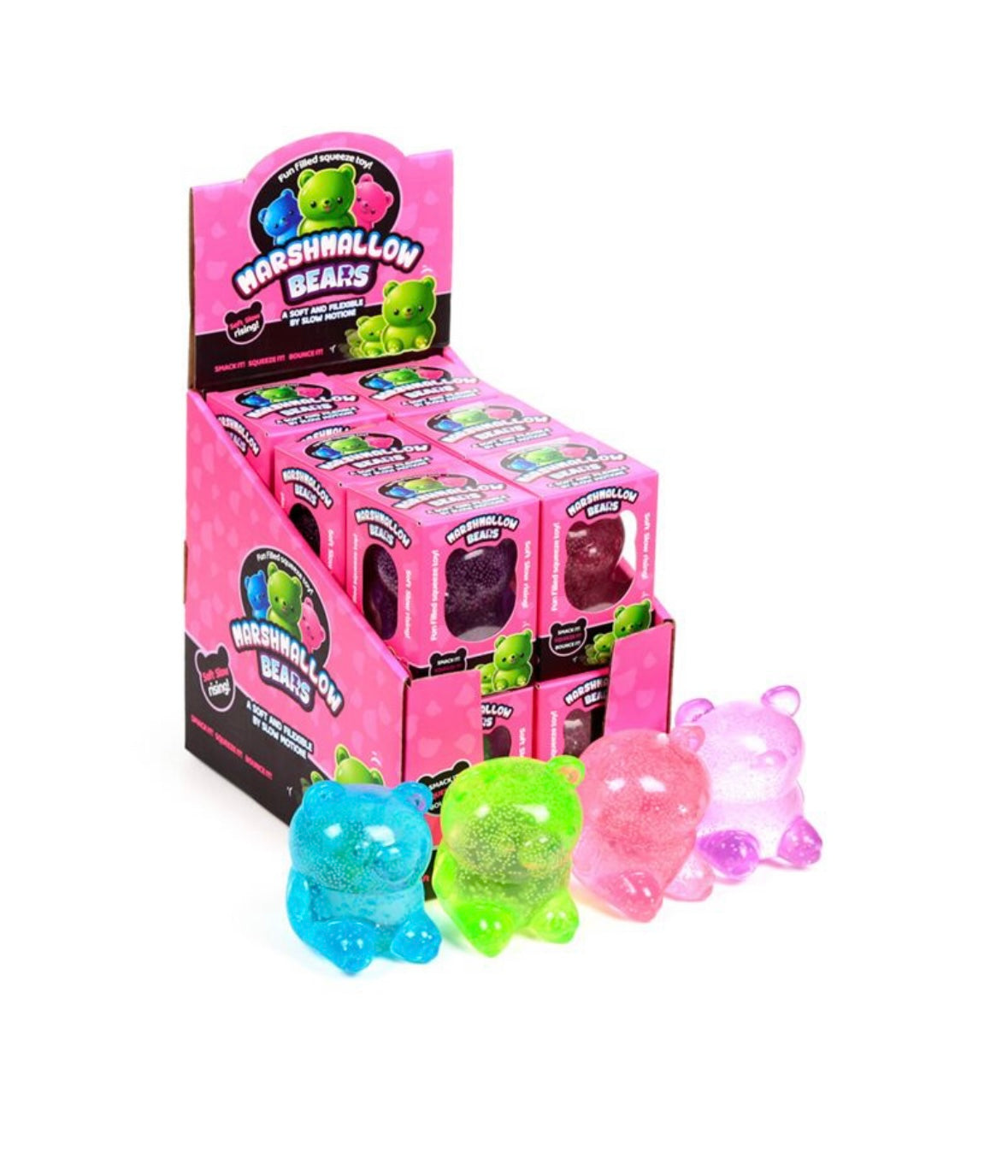 Maltose Glow in the Dark Stress Toy - Bear