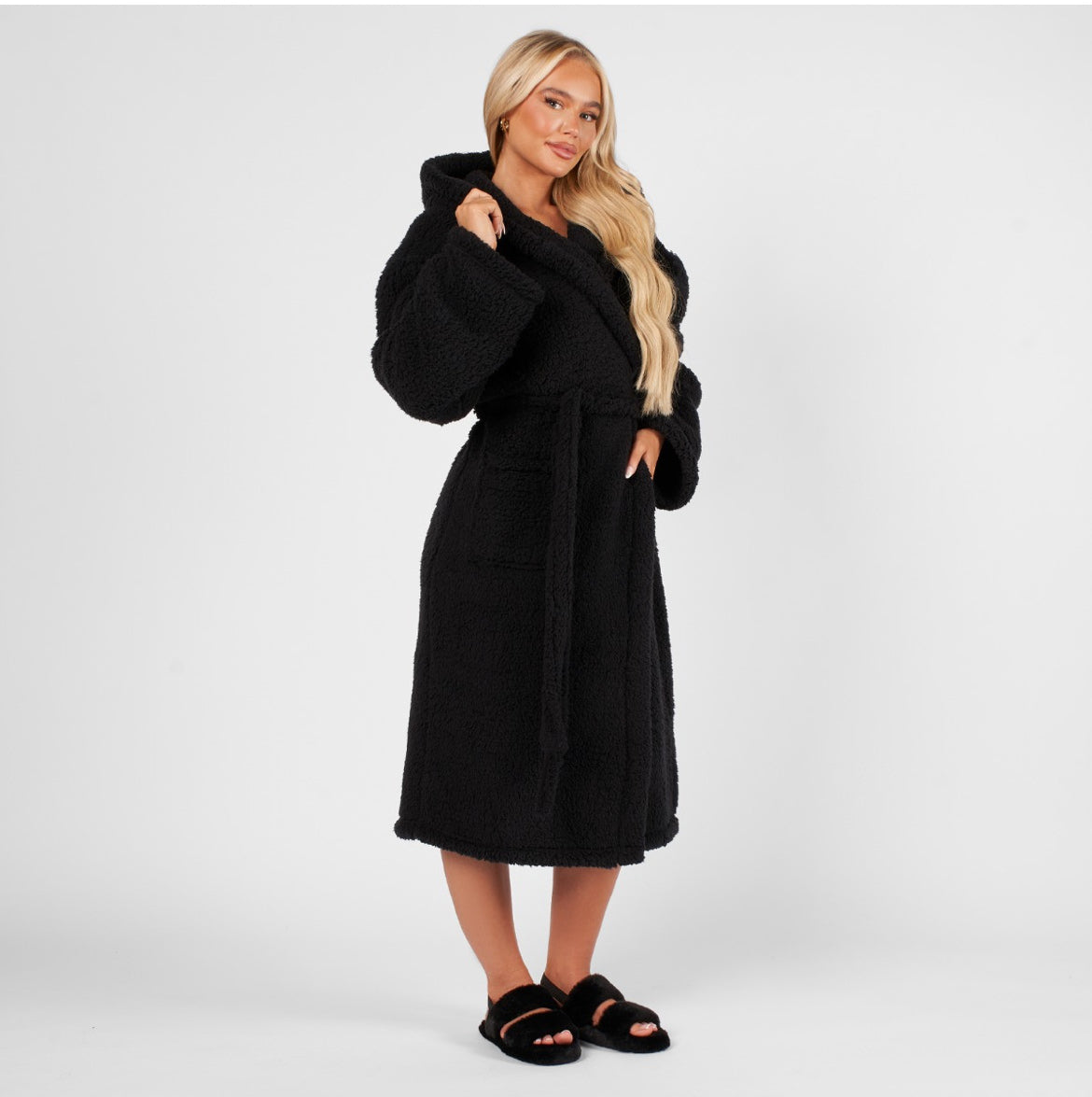 Teddy Fleece Dressing Gown