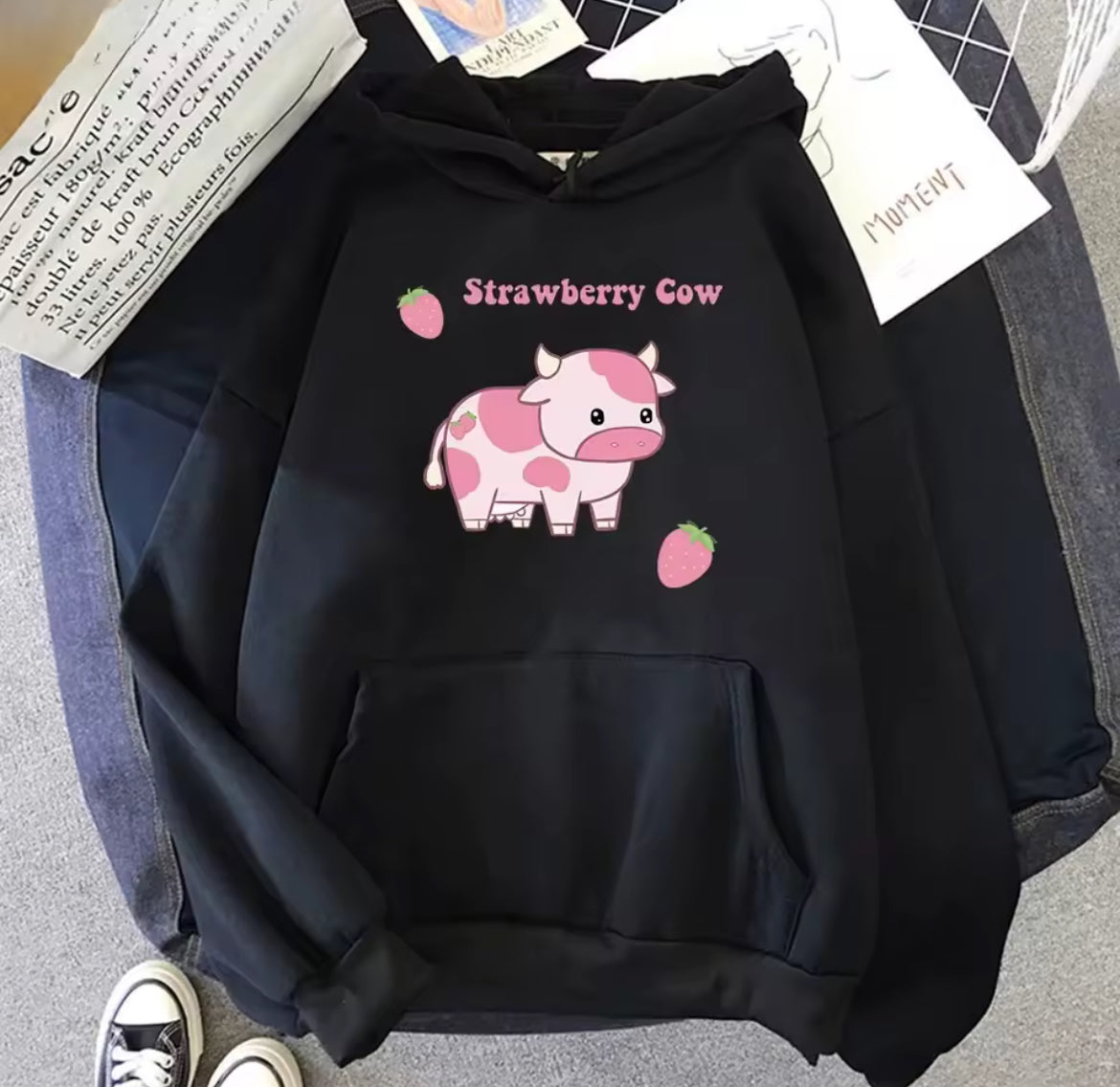 Women’s Strawberry Cow Hoodie
