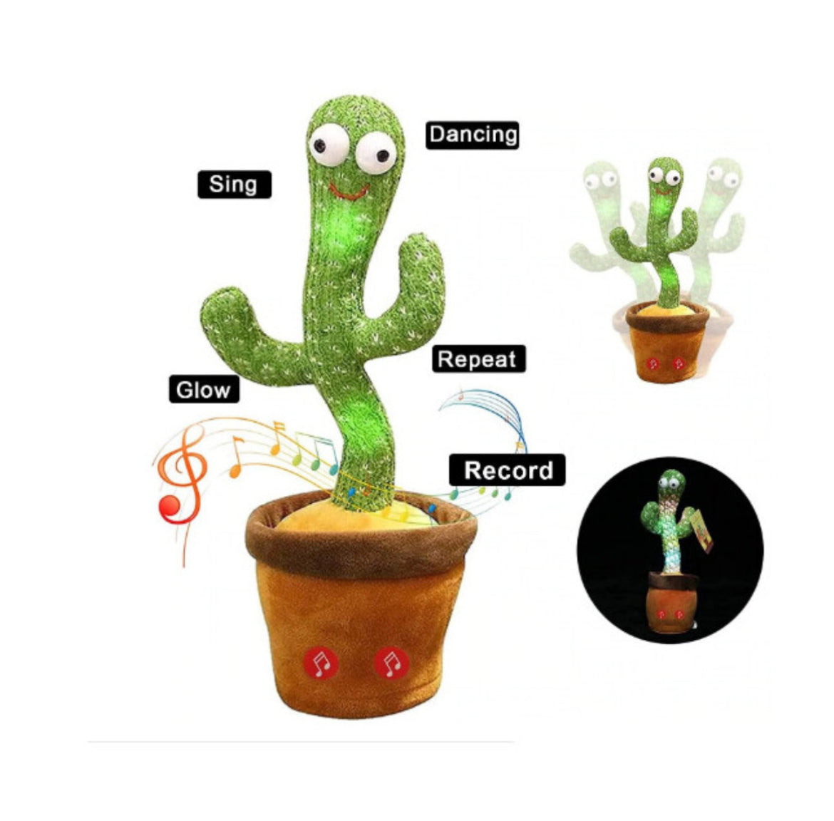 Singing and Dancing Cactus Plush Toy