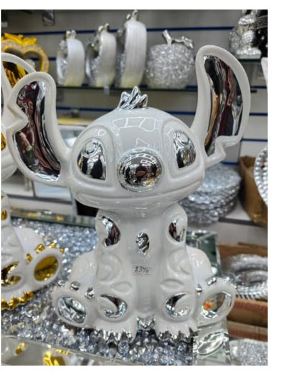 Crushed Diamond Alien Ornaments