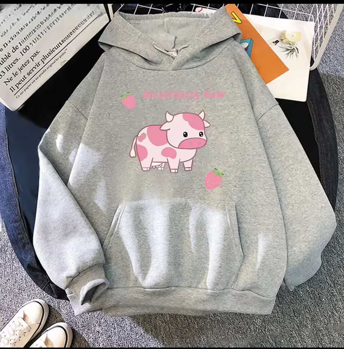 Women’s Strawberry Cow Hoodie