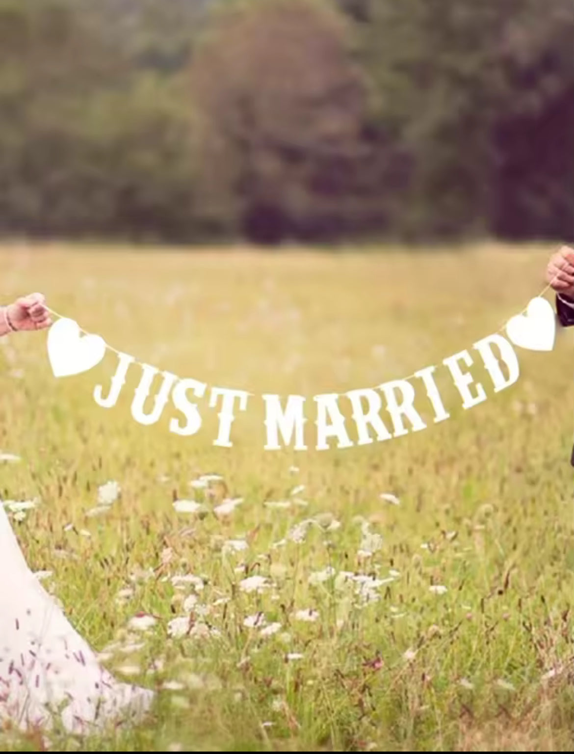 Just Married Banner