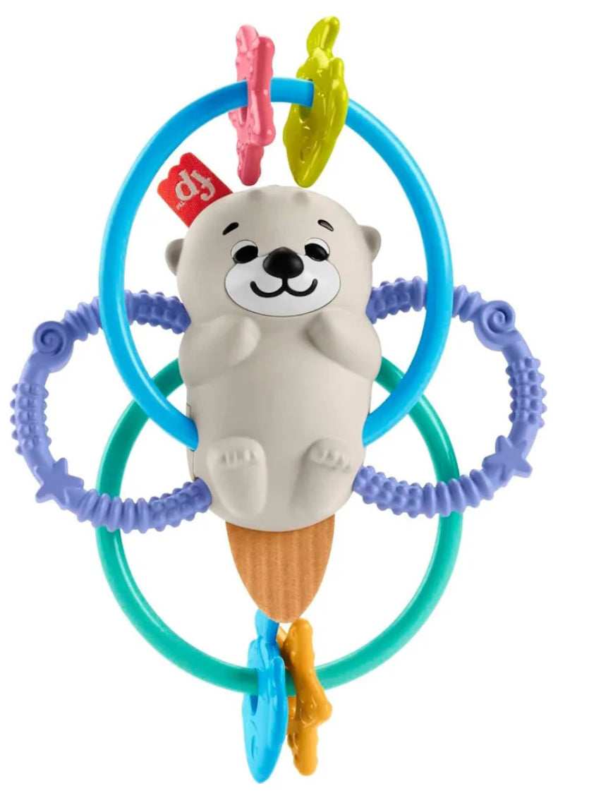 Baby Toys Twist & Teether Otter 2-In-1 Rattle