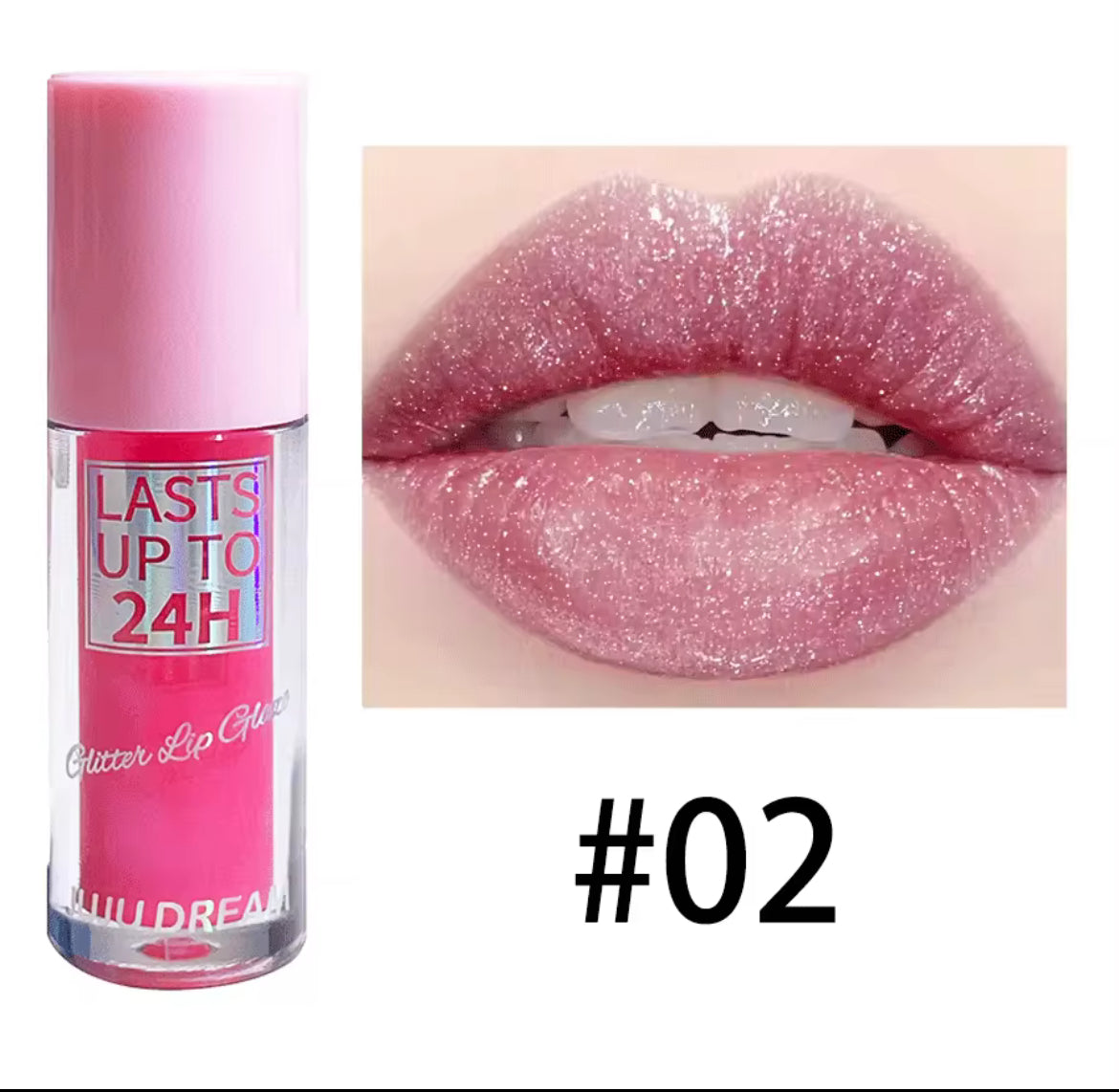 Waterproof Long Lasting Glitter Lip Gloss