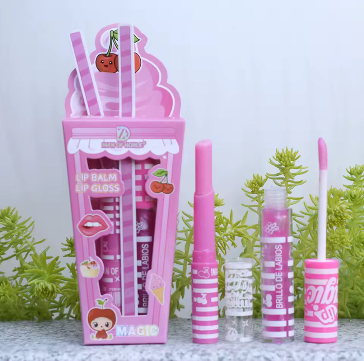 Ice Cream Lip Gloss Set
