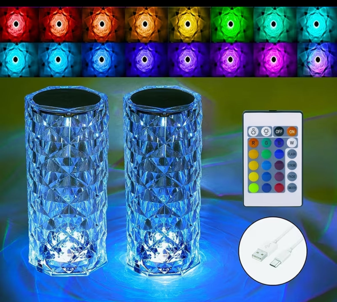 LED Colour Changing Table Lamp