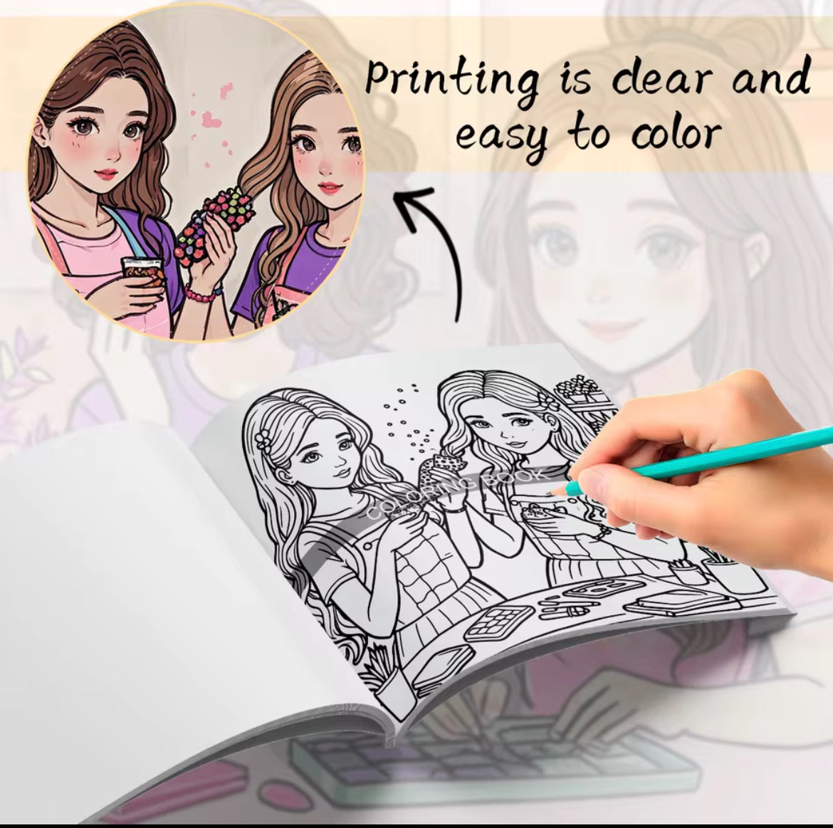 Bestie Colouring Book