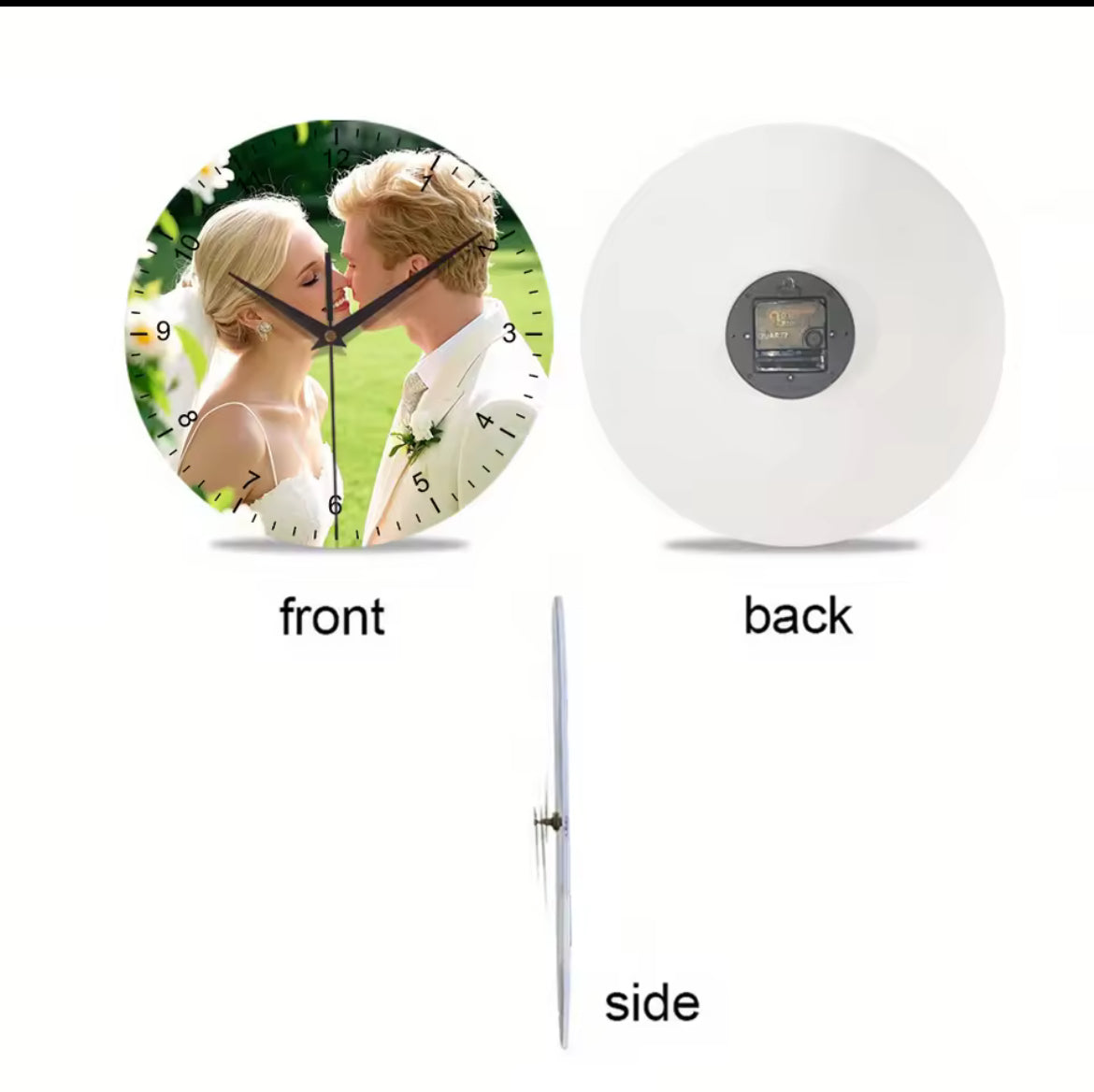 Personiled Wall Clock