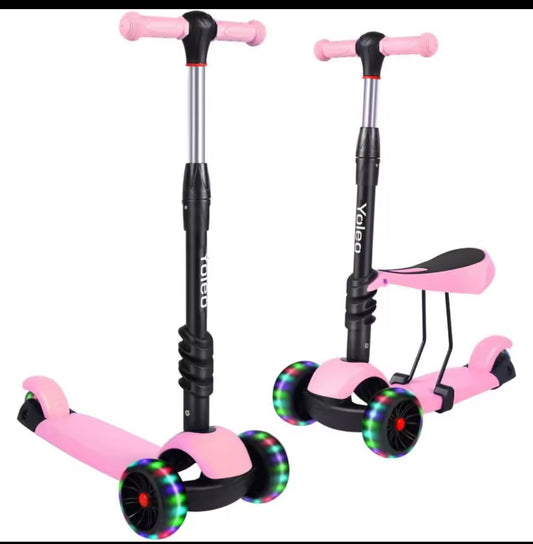 Kids 3 Wheeler Scooter Led Flashing