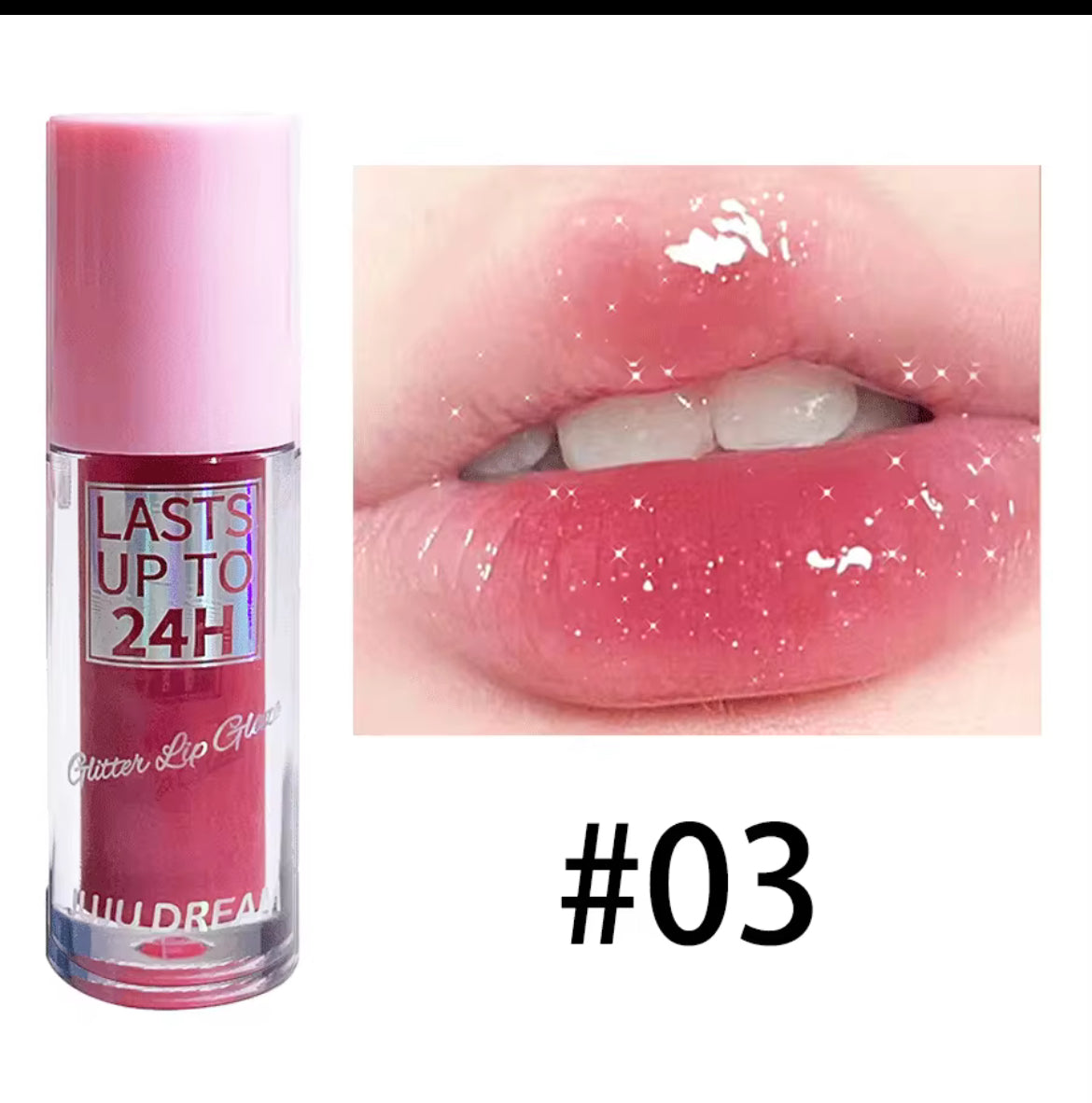 Waterproof Long Lasting Glitter Lip Gloss