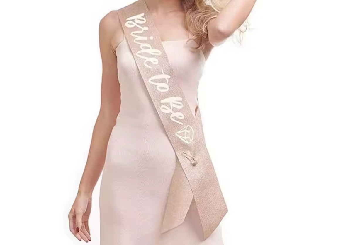 3Pc Bride To Be Accessories