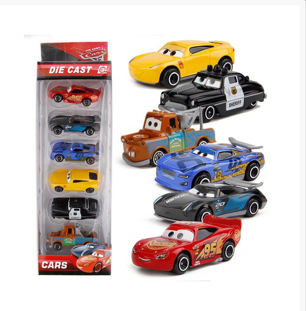 6PC Toy Cars