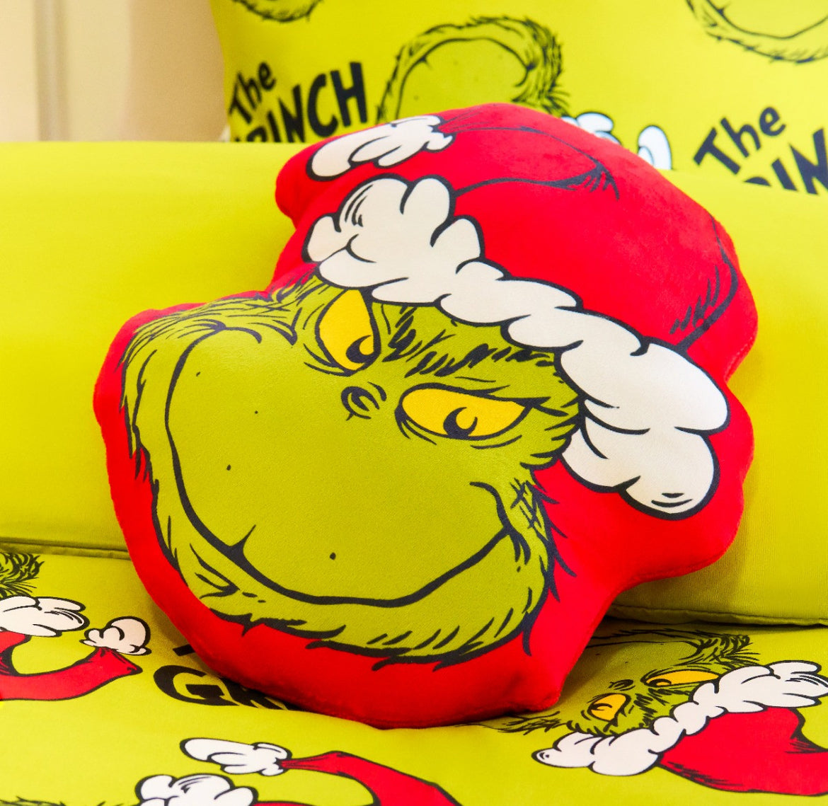 Grinch Pillow