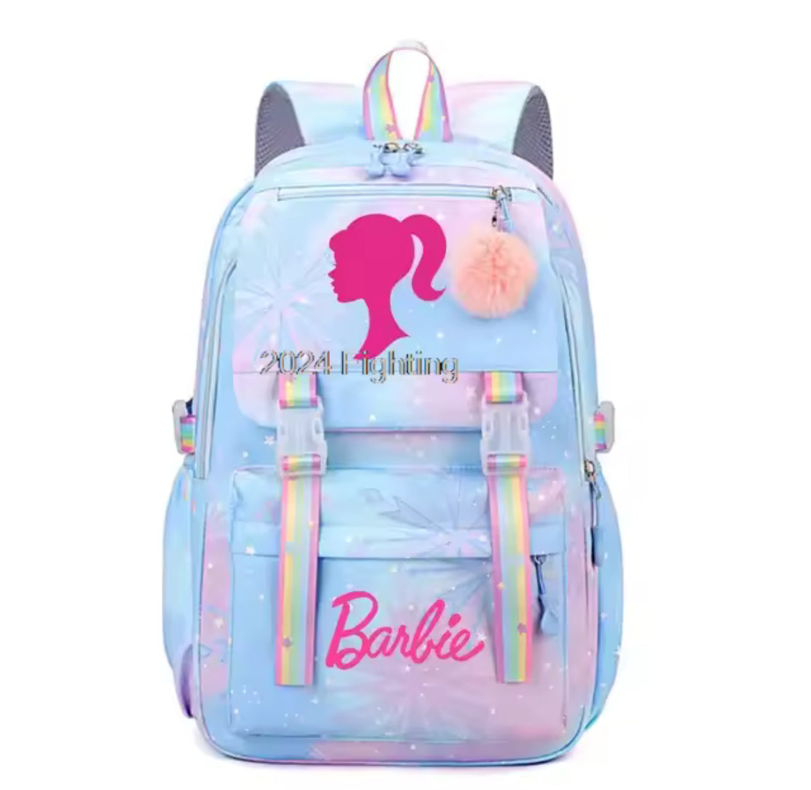 Blonde Girl Back Pack