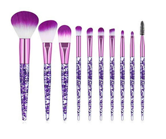 Glittery Make Up Brushes