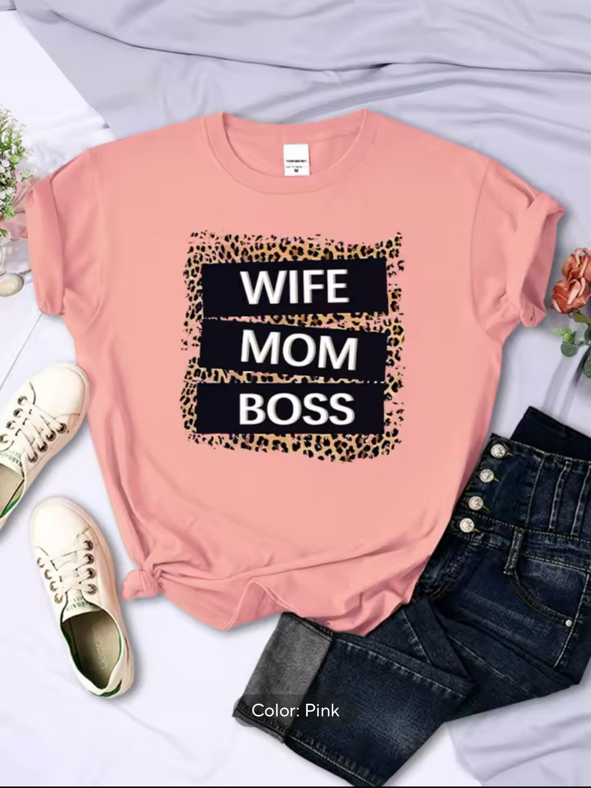 Wife Mom Boss T-shirt