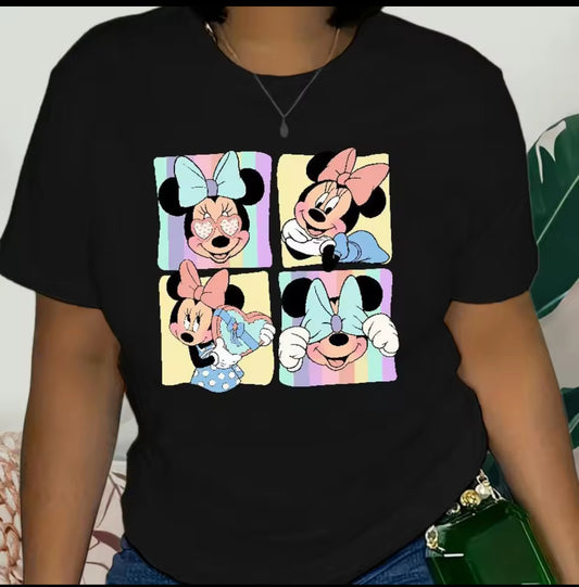 Womenâs Plus Size Mouse T-shirt