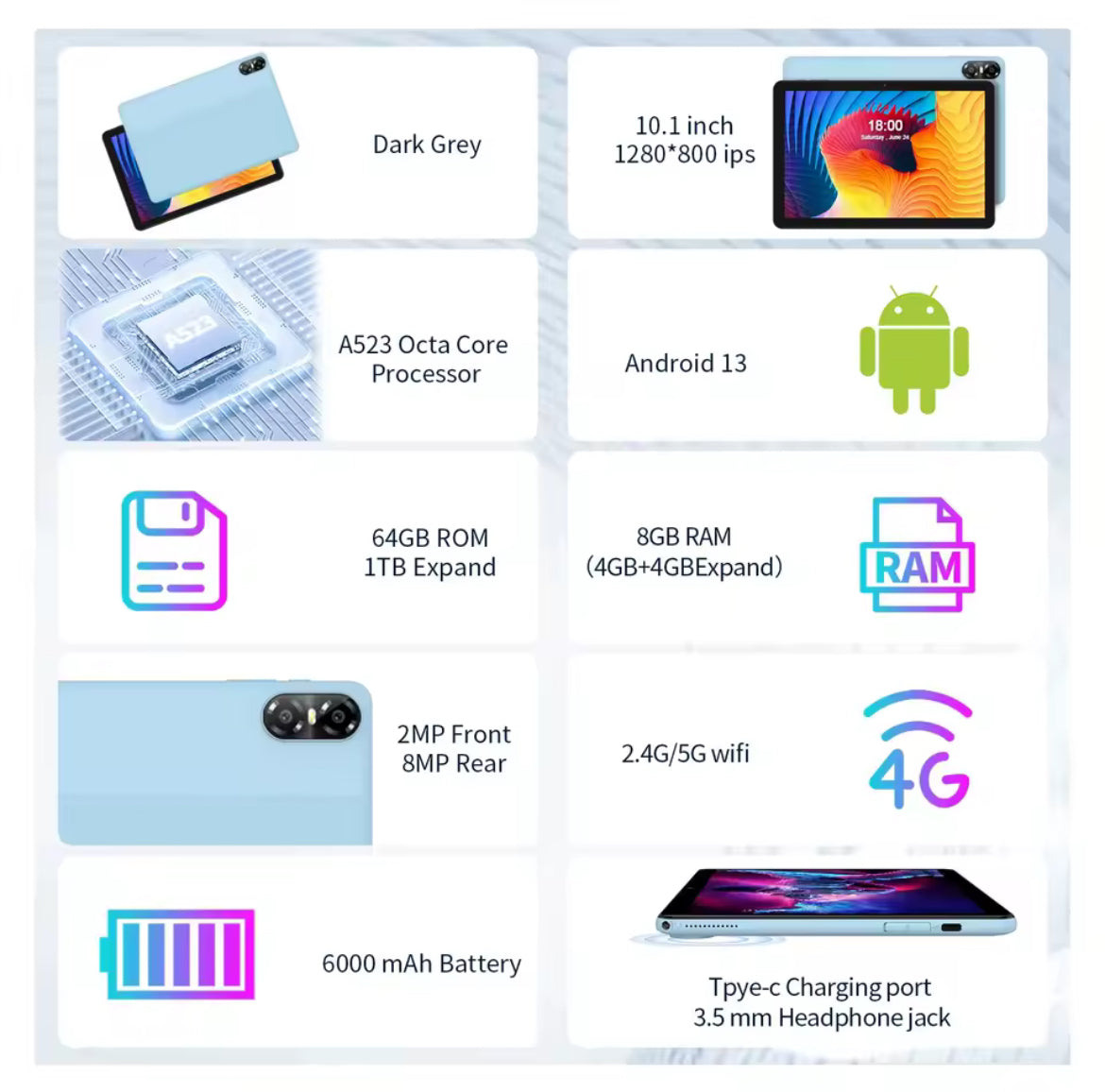 Tablet With Accessories 