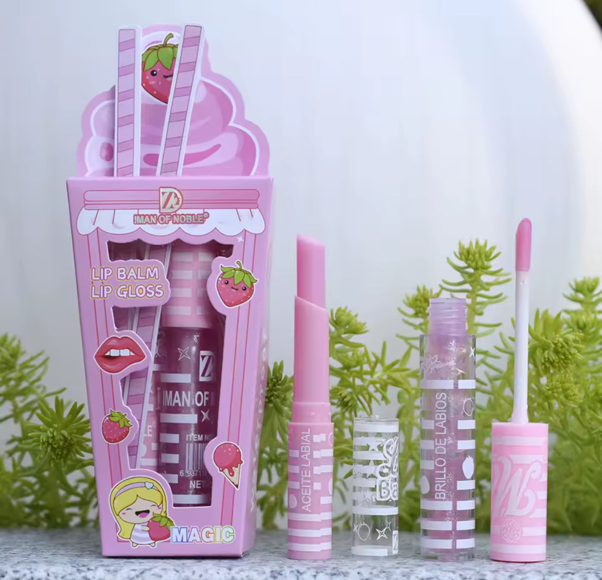 Ice Cream Lip Gloss Set