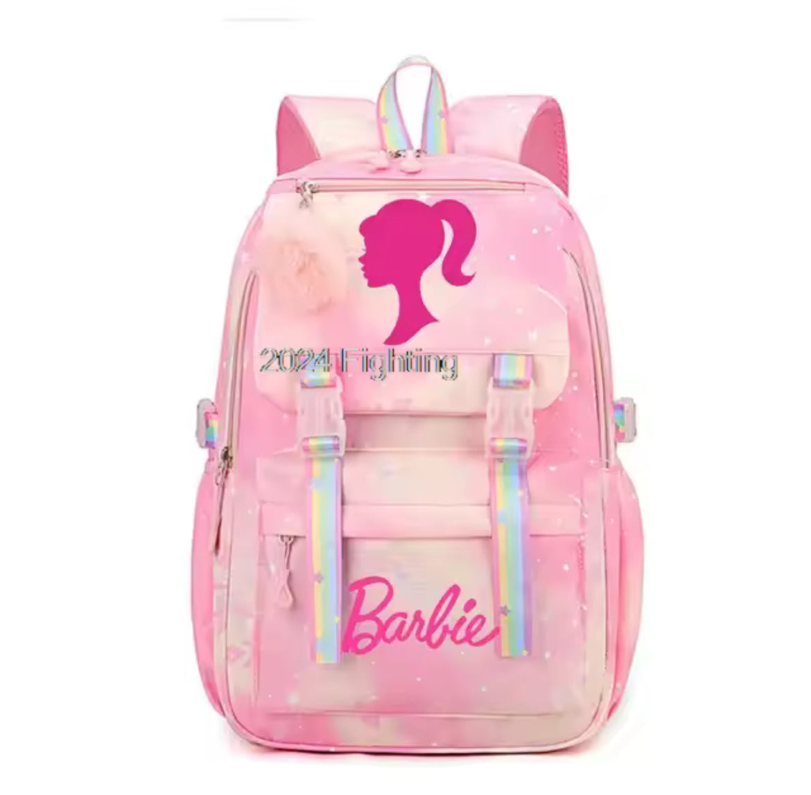 Blonde Girl Back Pack