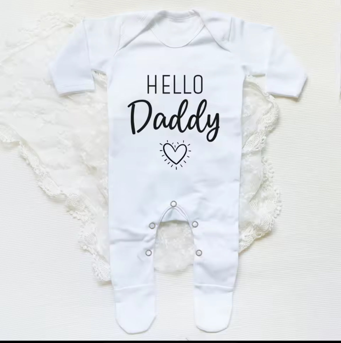 Hello Family Baby Grow