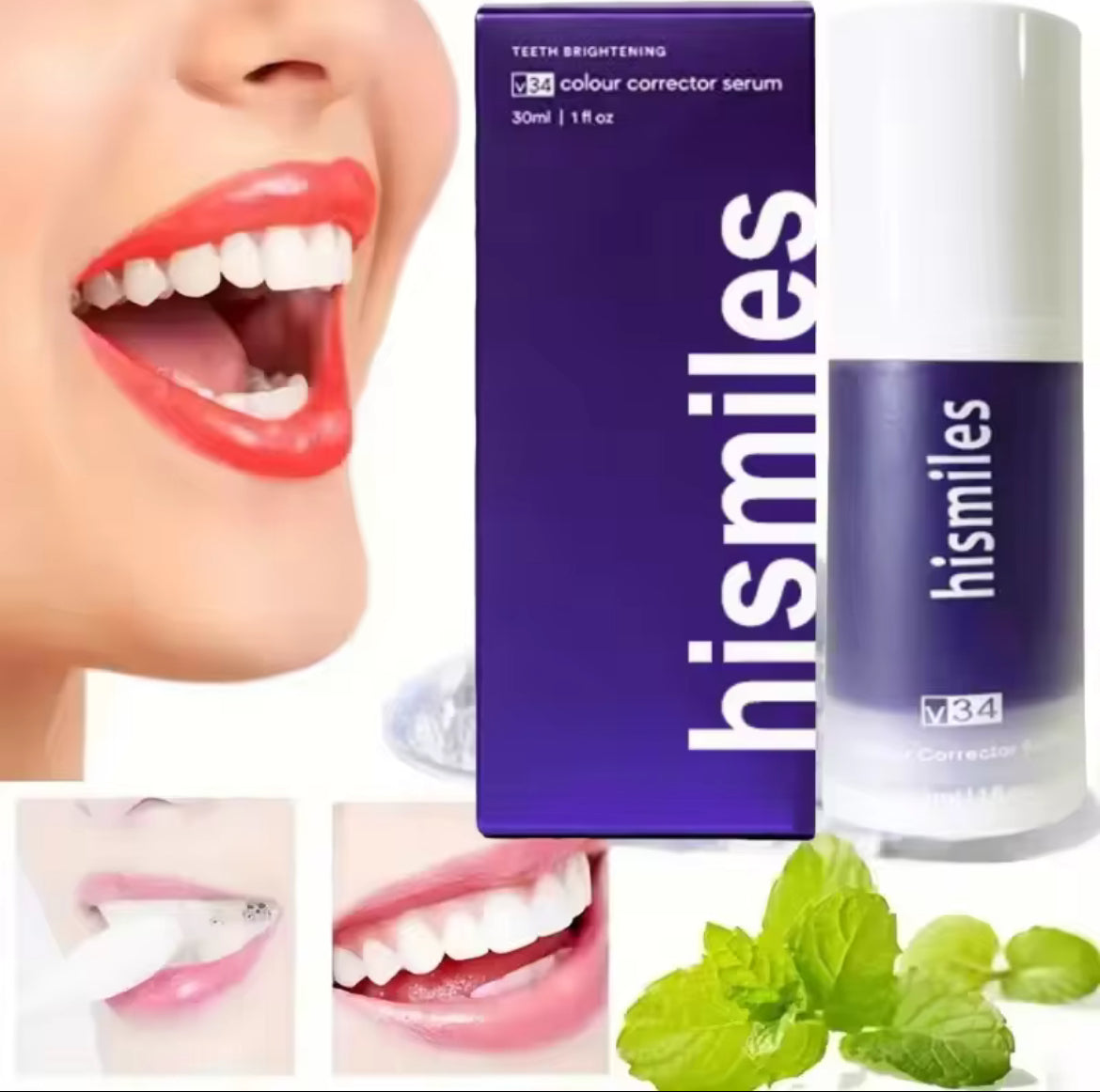Purple teeth whitening Toothpaste