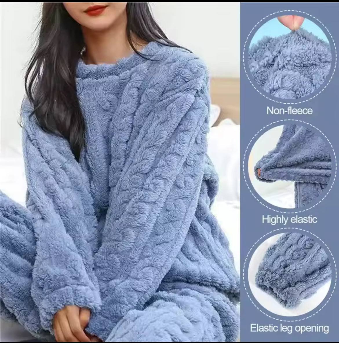 Women Fluffy Pjs