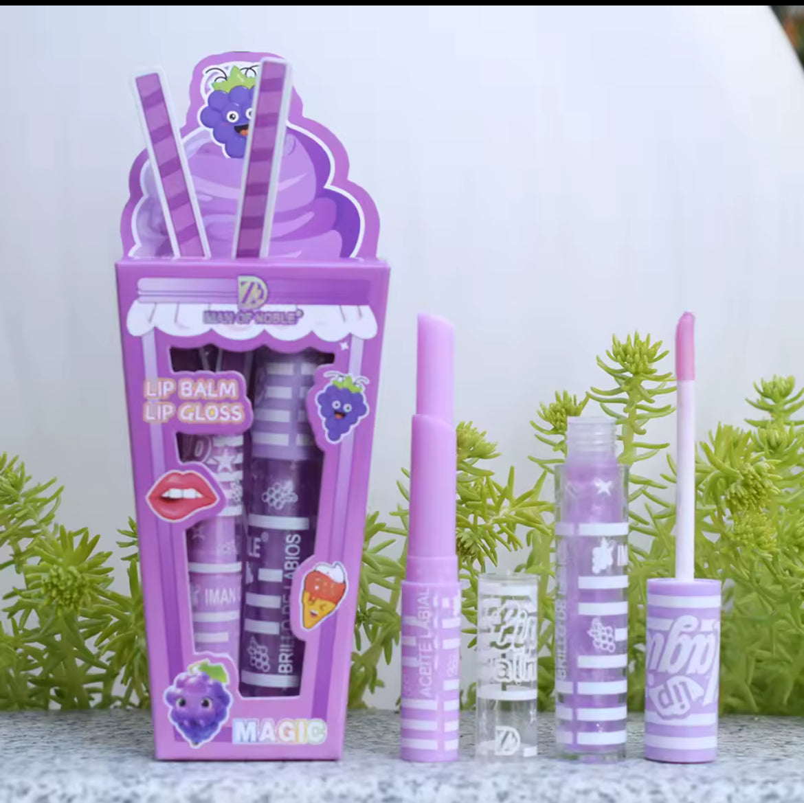 Ice Cream Lip Gloss Set
