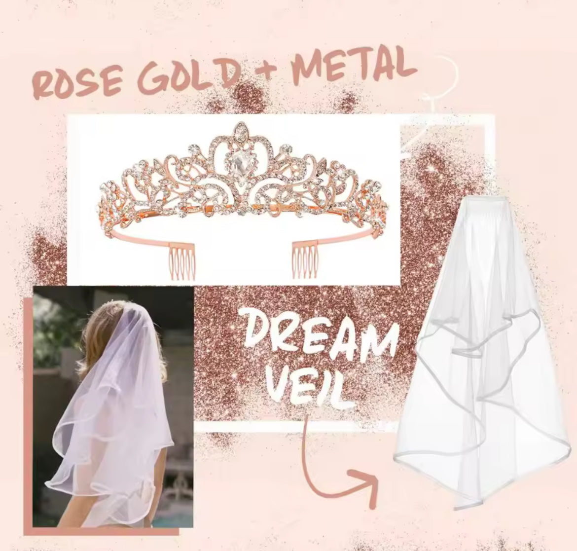 3Pc Bride To Be Accessories
