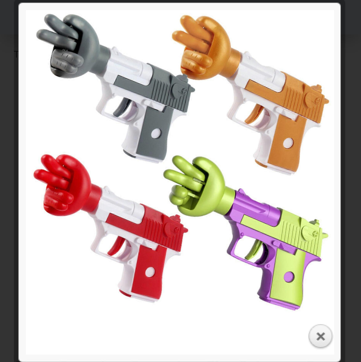 Rock Paper & Scissors Toy Gun