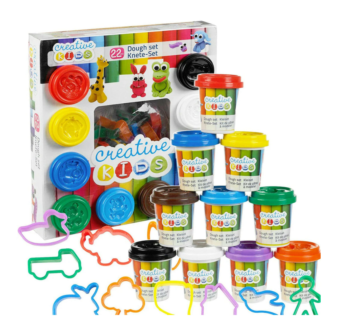 22 Pieces Play Dough Set & Accessories