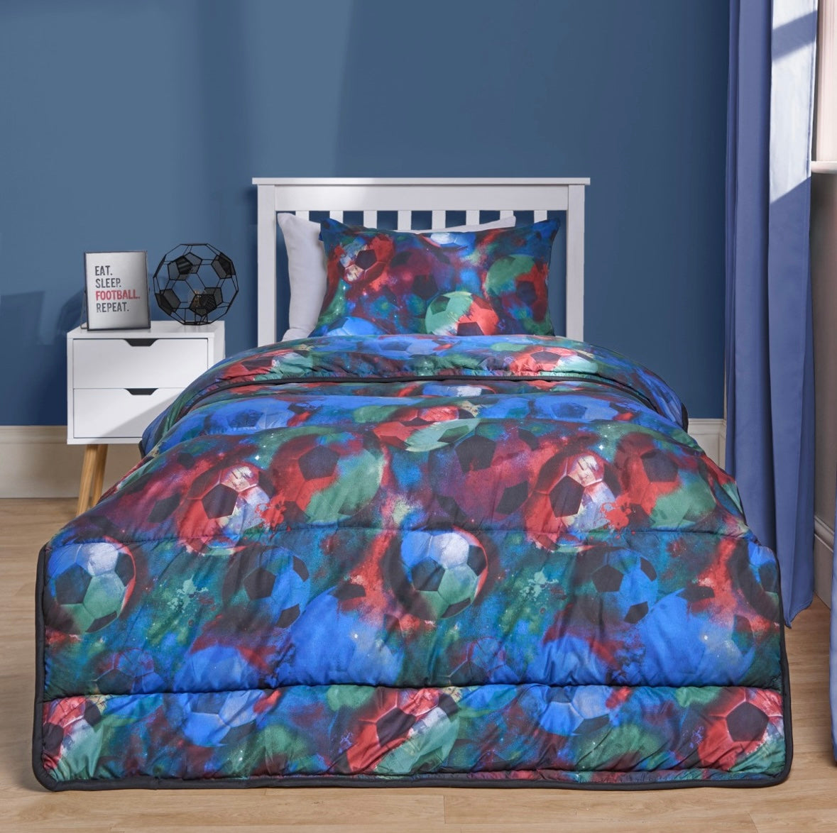 Coverless Football Duvet Set