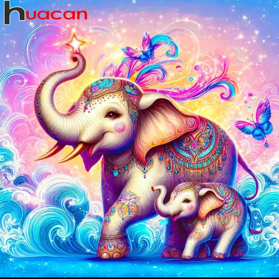 Elephant Diamond Art