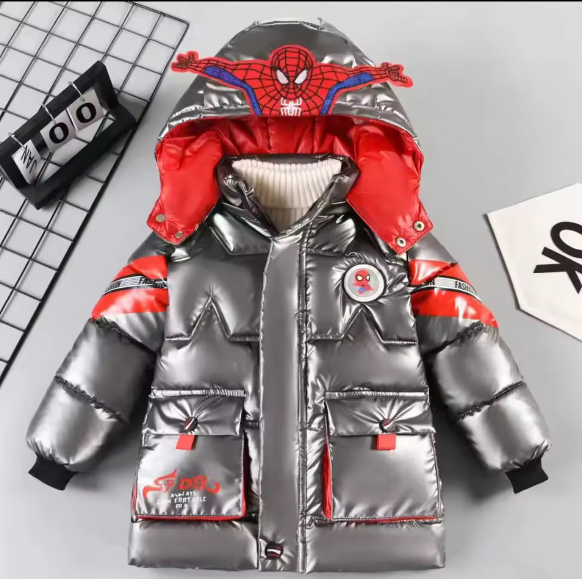 Boys Spidey Coat