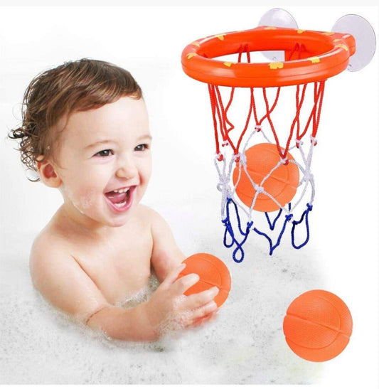 Bath Toys Bathtub Basketball Hoop Balls Set